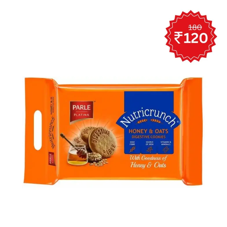PARLE Nutricrunch Honey&Oats Digestive Cookies 600gm